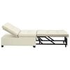 vidaXL Sofa Bed Cream 194 x 67 x 82 cm Velvet