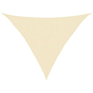 vidaXL Sun Sail | Cream | High-Density Polyethylene (HDPE) | 2.5x2.5x3.5 m