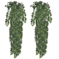 vidaXL 2 pcs Artificial Ivy Bush 90 cm Green