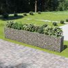 vidaXL Gabion Raised Bed Galvanised Steel 540x50x100 cm