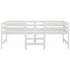 vidaXL Bed Frame without Mattress White 90x200 cm Solid Wood Pine