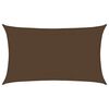vidaXL Sunshade Sail 160 g/m&sup2; Brown 5x8 m HDPE