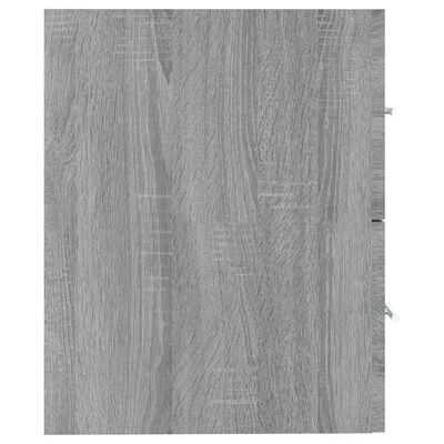 vidaXL Sink Cabinet Grey Sonoma 60x38.5x48 cm Engineered Wood