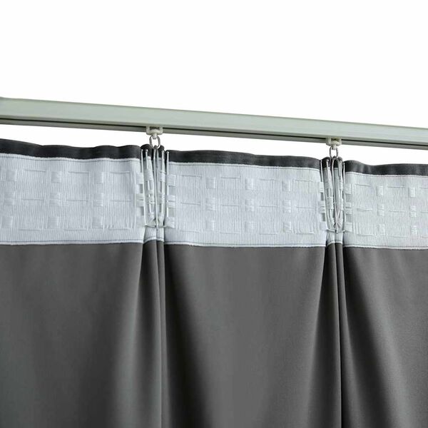 vidaXL Blackout Curtains 2 pcs with Hooks Velvet Anthracite 140x175 cm