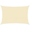 vidaXL Sunshade Sail HDPE Rectangular 4x6 m Cream