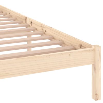 vidaXL Bed Frame without Mattress Solid Wood Pine 160x200 cm