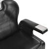 vidaXL Barber Chair Black 72x68x98 cm Faux Leather