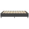 vidaXL Box Spring Bed Frame without Mattress Grey Fabric 180x200 cm Super King