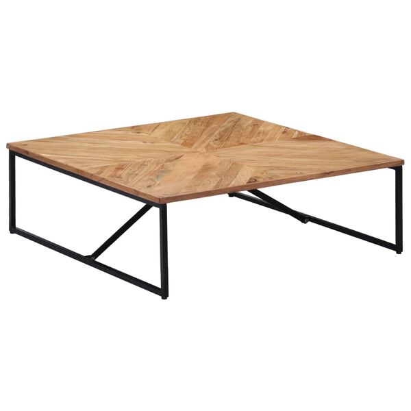 vidaXL Coffee Table 110x110x36 cm Solid Acacia Wood