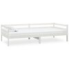 vidaXL Day Bed | White | Solid pinewood | 90 x 200 cm