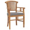 vidaXL 5 Piece Garden Dining Set with Cushions Solid Teak Wood