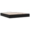 vidaXL Ottoman Bed Frame No Mattress Black 180x200 cm Super King Velvet