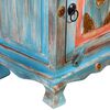 vidaXL Nightstand Solid Mango Wood Blue
