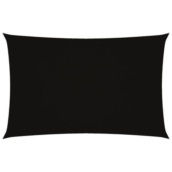 vidaXL Sunshade Sail Oxford Fabric Rectangular 4x7 m Black