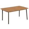 vidaXL Dining Table | Brown | Solid Acacia wood | Large | Durable | Dining Table