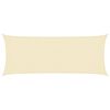 vidaXL Sunshade Sail 160 g/m&sup2; Cream 2x4.5 m HDPE
