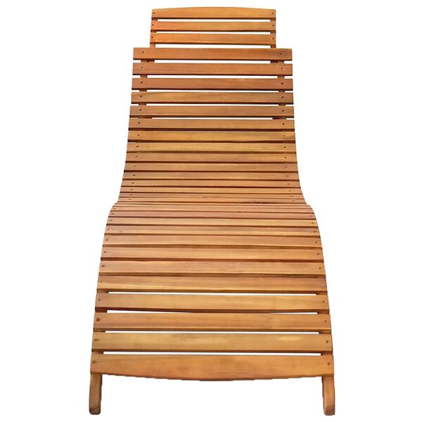 vidaXL Sun Loungers 2 pcs with Cushions Solid Wood Acacia