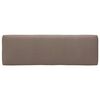 vidaXL Pallet Cushions 3 pcs Taupe Fabric