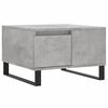 vidaXL Coffee Table Concrete Grey 55x55x36.5 cm Engineered Wood