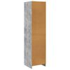 vidaXL Wardrobe Concrete Grey 50x50x200 cm Engineered Wood