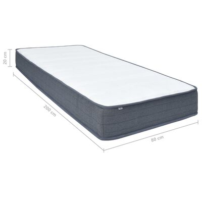 vidaXL Box Spring Bed Mattress 200x80x20 cm
