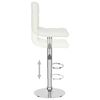 vidaXL Bar Stool White Faux Leather