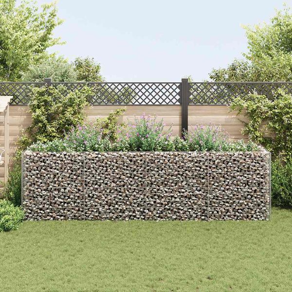vidaXL Gabion Raised Bed Steel 360x90x100 cm