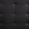 vidaXL Bed Frame without Mattress Black Faux Leather 200x160 cm