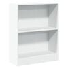 vidaXL Bookshelf White 60x24x76 cm Engineered Wood