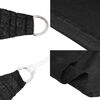 vidaXL Sunshade Sail 160 g/m&sup2; Black 2x3 m HDPE