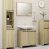 vidaXL Bathroom Furniture Set Sonoma Oak Engineered Wood