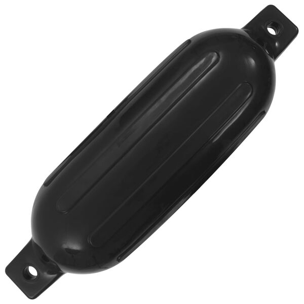 vidaXL Boat Fenders 4 pcs Black 58.5x16.5 cm PVC