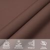 vidaXL Sunshade Sail Oxford Fabric Rectangular 2.5x5 m Brown
