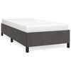 vidaXL Bed Frame without Mattress Dark Grey 90x200 cm Velvet