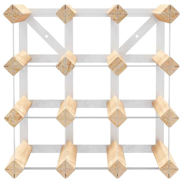 vidaXL Wine Rack for 12 Bottles Solid Pinewood