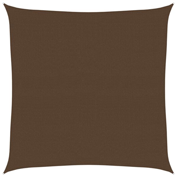 vidaXL Sunshade Sail 160 g/m² Brown 5x5 m HDPE