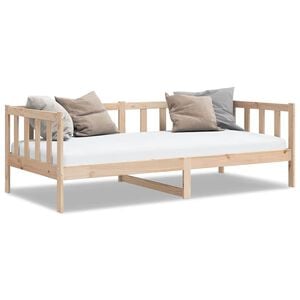 vidaXL Day Bed without Mattress Solid Wood Pine 90x200cm