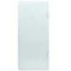 vidaXL Wall-mounted Urinal Privacy Screen 90x40 cm Tempered Glass