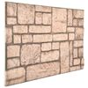 vidaXL 3D Wall Panels with Beige Brick Design 10 pcs EPS