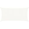 vidaXL Sunshade Sail 160 g/m&sup2; White 3x6 m HDPE