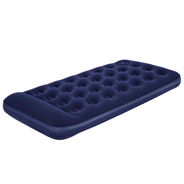 Bestway Inflatable Flocked Airbed with Built-in Foot Pump 188 x 99 x 28 cm