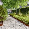 vidaXL Lawn Edging 10 pcs 10 x 103 cm Weathering Steel Rusty