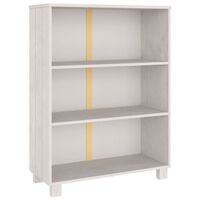 vidaXL Book Cabinet HAMAR White 85x35x112 cm Solid Wood Pine