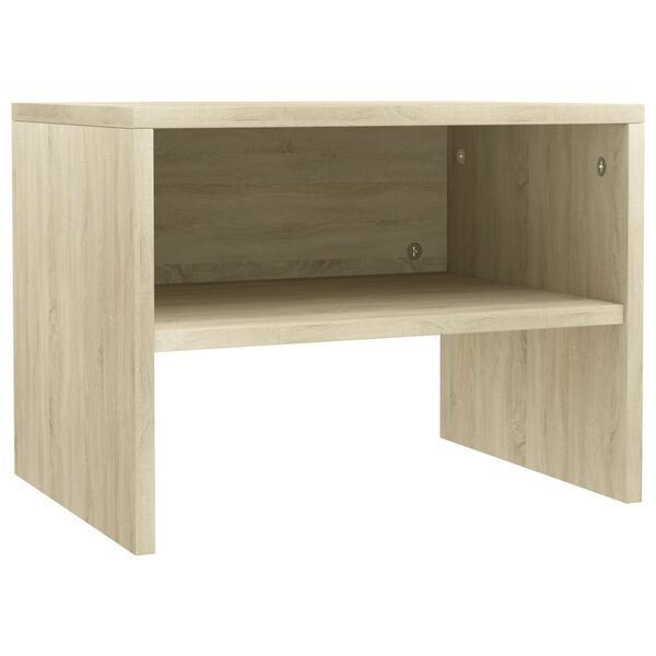 vidaXL Bedside Cabinets 2 pcs Sonoma Oak 40x30x30 cm Engineered Wood