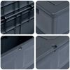 vidaXL Garden Storage Box 320 L Anthracite