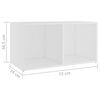 vidaXL TV Cabinets 4 pcs White 72x35x36.5 cm Engineered Wood