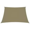 vidaXL Sunshade Sail Oxford Fabric Trapezium 2/4x3 m Beige