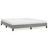 vidaXL Bed Frame without Mattress Light Grey 180x200 cm Velvet