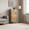 vidaXL Drawer Cabinet 45x30x100 cm Solid Reclaimed Wood