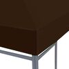 vidaXL Gazebo Top Cover 310 g/m² 3x4 m Brown